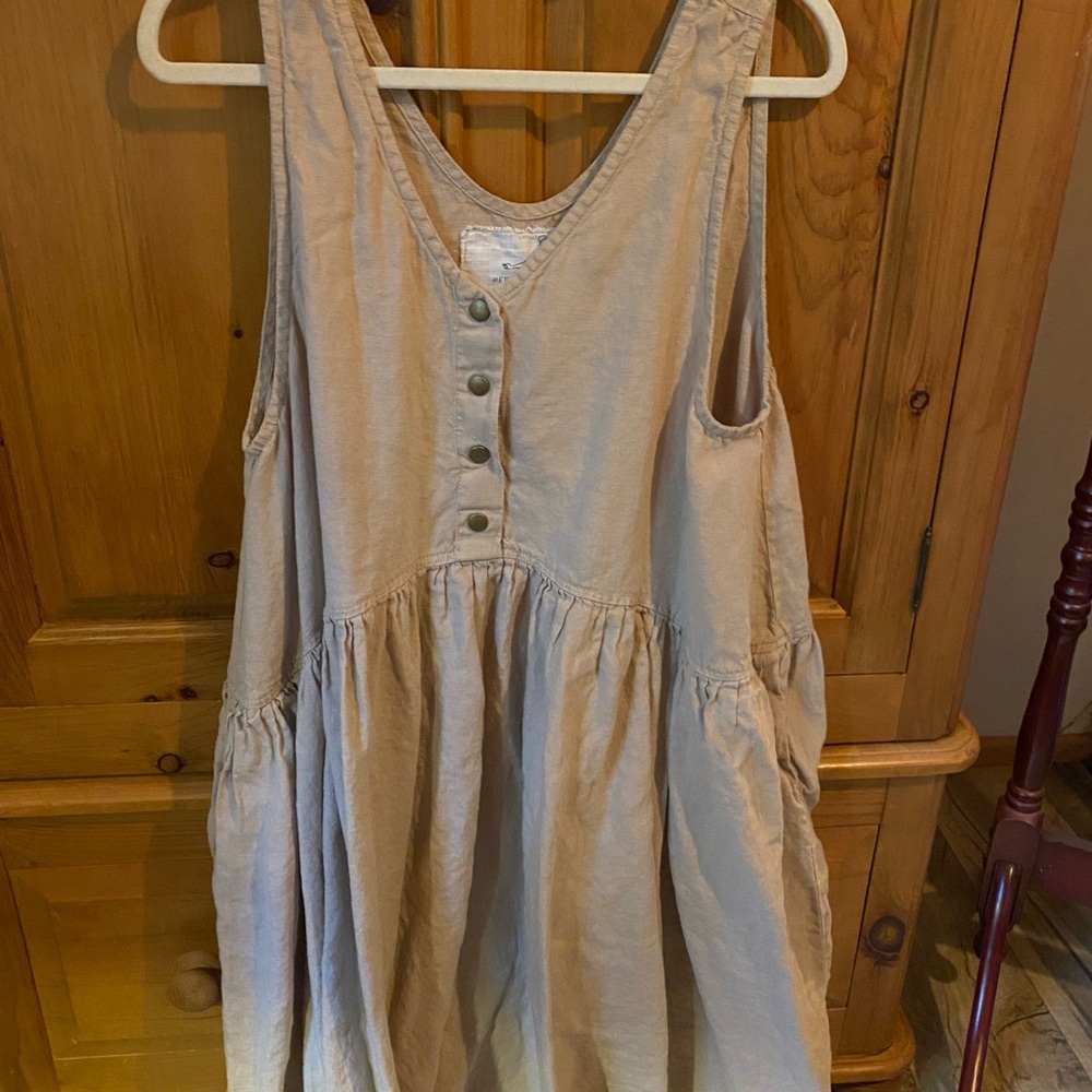 Volume Oversized Linen Dress